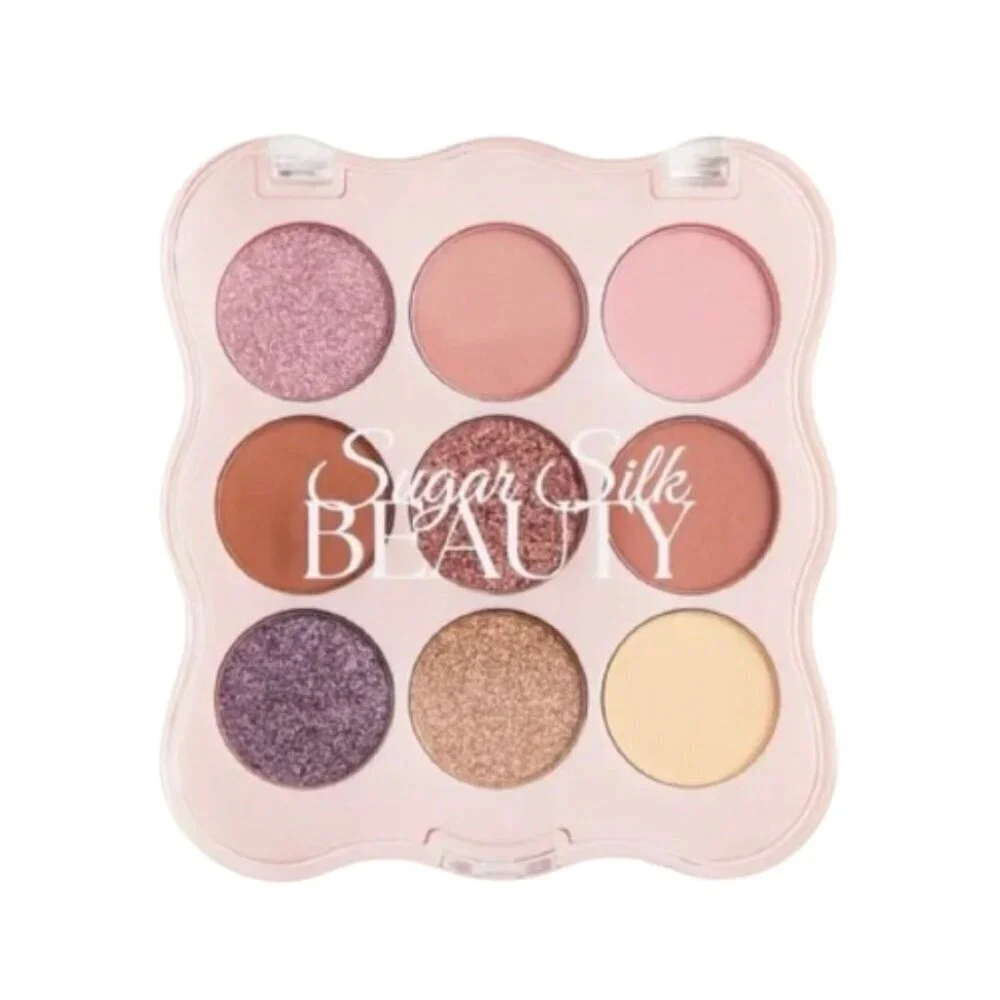 Sugar Silk Beauty Ethereal Eyes Palette 9 Shades Neutral Shimmer Matte